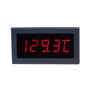 Medidor de temperatura RTD PT100 montado em painel de alta precisão -200 a 850 Cel Sensor de temperatura de resistência térmica Display de medição