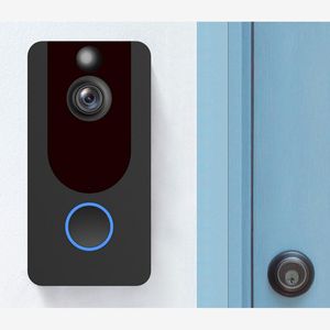 V7 HD 1080P Smart WiFi Video Doorbell Camera Visual Intercom Night View IP Door Bell Wireless Security Camera