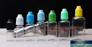 10ML الحيوانات الأليفة الزناني الزوجات الزجاجات السائل مع تلميح قطارة رقيقة طويلة 10 مل زجاجات خالية من الزجاجات مع سعر جيد الشحن السريع