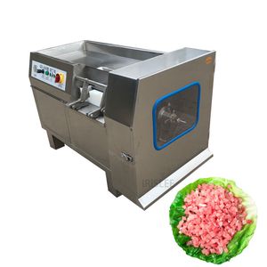 380V/220V Högkvalitativ kommersiell Dicing Machine Rostfritt stål Kött Dicer XP-500 Micro-Fryzen Meat Granule Cutting Machine 380V