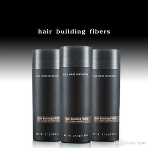 Toppsäljare Märke Kosmetisk 27.5g Hårfiber Keratin Pulver Spray Tunning Hair Concealer 10Colors DHL Gratis frakt Hot