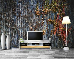 Niestandardowe zdjęcie 3d tapety Proste Nordic Nowoczesne tło Ściana Piękna HD Rattan Dekoracyjne 3d Mural Tapeta