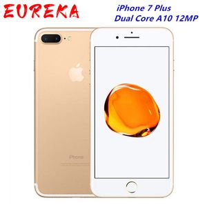 Odnowiony odblokowany telefon iPhone 7 plus Telefon komórkowy 4G Dual Core A10 12mp RAM 3GB ROM 128GB Telefon komórkowy NFC