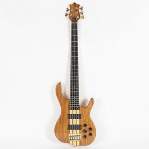 Wholesale customized 5 string electric bass guitar, high quality neck, free shipping