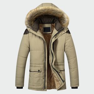 2020 패션 캐주얼 슬림 두꺼운 따뜻한 남성 코트 두건이없는 긴 오버 코트 남성 의류 겨울 자켓 남자 브랜드 의류