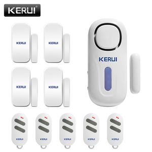 Alarm Systems KERUI Door And Window Anti-theft System 120dB Wireless Burglar Alert Sensor Remote Control For Home