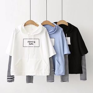 Kids Clothing Outwear WHITE HOODED Student Girls Fashion Warm Cotton Jackets