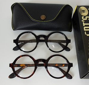 JK Hotsale Depp Retro Vintage Okulary Rama importowana Pure-Deski Okrągła Ramka MS Rozmiary Unisex Okulary recepty Pure-Deck Fullset Case