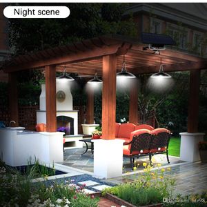 LED-Solarlichter Innen großhandel-LED Solar Anhänger Light Outdoor Indoor Power Lampe mit Linie Birnenbeleuchtung Beleuchtung für Hausgarten