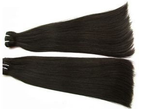 Оптовая супер двойная нарисованная прямые человеческие пакеты волос 1 кг 10 шт.