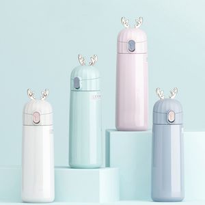 Рождественские бутылки подарок портативный 9oz 12oz Flask Flask Xmas рекламный бизнес нержавеющая сталь бутылка воды