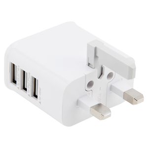 Ładowarka telefonu komórkowego 3 porty szybkie ładowanie brytyjskie adapter wtyczki ściany podróży ładowarki USB dla Samsung Galaxy Note 3 Huawei Xiaomi