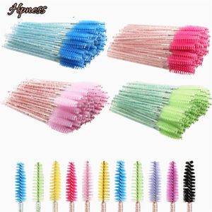 100 Pcs Mascara Wands Brushes Makeup Tools Beauty Brush for Eyelashes and Eye Brown Makeup Tools HPNESS