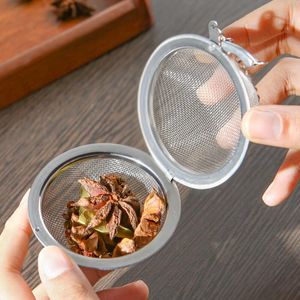 DHL FedEx Rostfritt stål TEA POT INFUSER SPHERE MESH SILER BALL HOME TEA TOOL 5.5CM GRATIS FRAKT LX3138