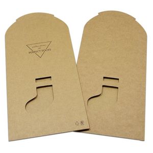 Gift Wrap stks partij x22cm Bruin Kraftpapier Kledingstuk Kleding Sokken Kous Storage Bag Box Retail Packaging Type