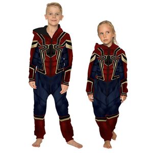 Popular Astronaut Spacesuit Printed Children's Jumpsuit Pants New Loose Zipper Fleece Sweater Pants In Europe And America