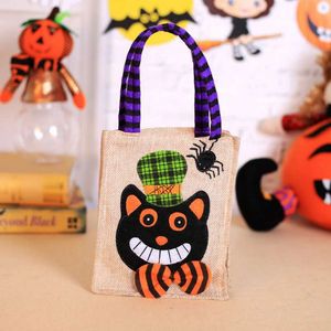 European and American Halloween decoration candy bag accessories easy to carry pumpkin chocolate storage box