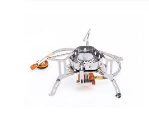 Windproof outdoor Stoves and Adaptor Burner camping stove lighter tourist equipment kitchen cylinder propane grill Hiking and Camping