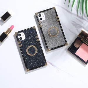 Designer Fashion Phone Falls för iPhone 15 14 14Pro 14Plus 15Pro 13 12 11 Pro XR XS Max 7 8 Plus Luxury Square Case Forsamsung Galaxy S23 S22 S21 S20 S10 Obs 20 10 Täckning