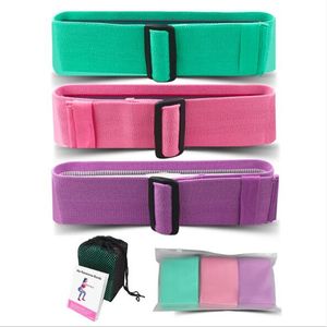 150 lbs 3pcs/Set einstellbare Baumwollwiderstandsbänder Gummibänder Yoga Expander Elastic Hip Loop für Fitness -Pilates -Übungsausrüstung