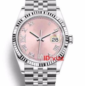 Top modny zegarek 36mm automatyczna bransoletka z mechanizmem mechanicznym damskie męskie diamentowe zegarki na rękę