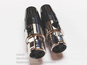 Hohe Qualität Mini XLR 3Pin Buchse Stecker Audio Mikrofon Anschluss MIC Tini TA3F Adapter/10PCS