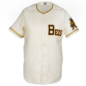 Salt Lake Bees 1959 Domowa koszulka w 100% ed haft vintage koszulki baseballowe