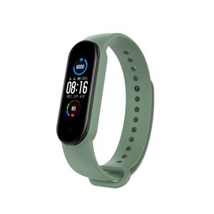 Para Xiaomi MI Band 6/5 Strap Silicone Silicone Substituição Soft TPU Pulseira 200 Pçs / lote