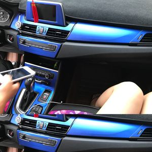 Car-Styling Włókno węglowe Wnętrze Wnętrze Konsola Console Color Color Mothing Naklejki Naklejki dla BMW 2 Series F22 F23 F46 F46 / 4 Drzwi