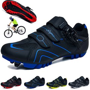 Calçados de ciclismo Profissional SPD CLET MTB Sapatos Homens Mountain Bike Sneakers Auto-Lockers Women Racing Road Bicycle