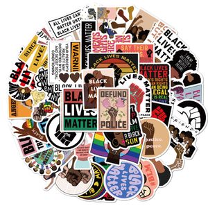 3 stilar st Mixed Black Lives Matter Klistermärken Dekaler Vinyl Vattentät No Duplicate Sticker För Laptop Skateboard Flaska Bil Decal