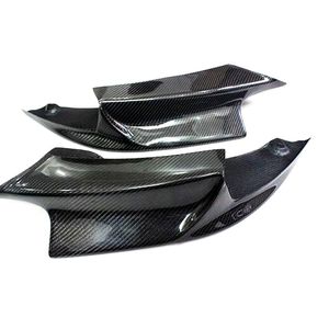 1 pair Top quality Body Kits Car exterior Carbon fiber Glossy black Side wrap angle of vent For B-MW 5 Series F10 F18