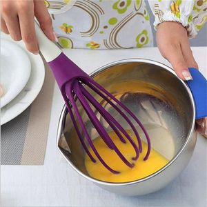 Multifunction Whisk Mixer for Eggs Cream Baking Flour Stirrer Hand Food Grade Plastic Egg Beaters Kitchen Cooking Tools