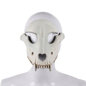Fårhuvudmask Halloween fårskalle Cosplay Mask Halloween Party Horror Mask för Cosplay Party Props JK2010PH