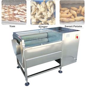 2023 Selling Large capacity 300-500KG/H potato, beet, tarot, carrot root vegetable automatic washing and peeling machine