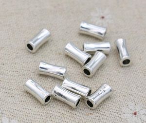 200pcs Antique Silver Bucket Spacer Beads for Jewelry Making Bracelet DIY Handmade Accessories Craft 10x5mm