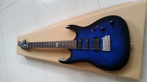 2020 Neuankömmling Gute Qualität Fabrik JP6 JP7 Ernieball Musicman Luke E-Gitarren Lake Blue China Gitarren Kostenloser Versand