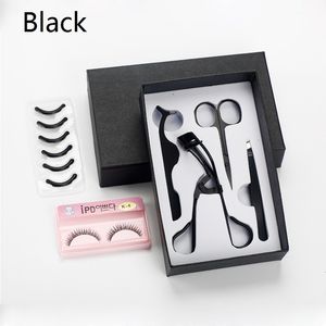 Tamax mp038 4pcs guldögonfransar Rostfritt stål Makeup Set Eyelash Curler Eyebrow Pincett Saxar False Eyelash Applicator