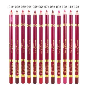 12 Colors Lip Pencils Long Lasting Waterproof Matte Lip Liner Lipstick Pen Makeup Tool