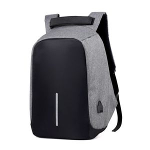 Borsa antifurto Zaino per laptop da uomo Zaino da viaggio da donna Borsa a tracolla da scuola per studenti universitari di grande capacità Carica USB 200918