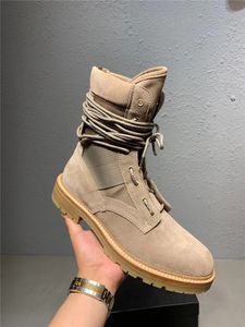 exclusive NEW Season men high top quality military desert Boots suede real leather lace up tooling boots