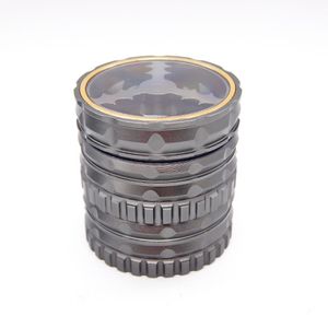 smoking Nice Herb grinders 2.5 Inches 5 layers Aluminum Alloy Spice Mill Crusher smoke accessories Manual tobacco grinder