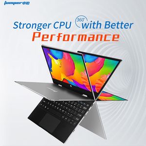 점퍼 ezbook x1 노트북 11.6 인치 FHD IPS 터치 스크린 360도 울트라 북 4GB+128GB 2.4G/5GHz WiFi 노트북 회전