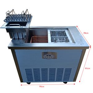 Kommerzielle Eis am Stiel-Maschine aus Edelstahl, Eis-Lutscher-Maschine, harte Eismaschine, heißer Verkauf