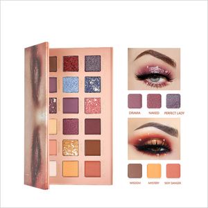 18 Colors Make Up Cosmetics Shadows Waterproof Eyeshadow Matte Pearlescent Nude Beauty Glazed Pressed Shimmer Matte Eye Shadow