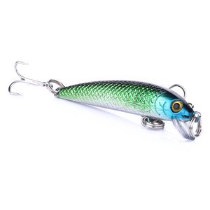 hengjia 5 esche da pesca a colori 5 5cm 3 6g 8 ganci piccoli classici esche rigide in plastica esche minnow 100 pezzi luccio pesca wobblers da pesca