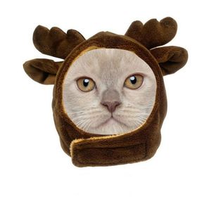 Kedi Kostümleri Pet Şapka Dekoratif Parti Kap Küçük Köpekler Ayarlanabilir Cosplay Aksesuarları Köpek için Sevimli Başlıklar