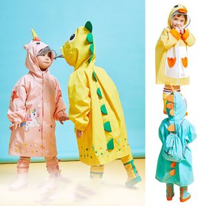 Coat Children Raincoat Boys And Girls Child Cloak Poncho Waterproof Rain Gear Pupil Size Kid Kindergarten