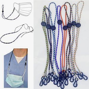 Multifuncional Máscara Óculos Lanyard Anti-loss Ear Titular Corda Máscaras ajustáveis ​​Pendure Corda Máscara Facial Straps filhos adultos HHA1577