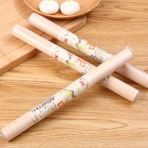 Madeira Rolo Natural de madeira de rolamento Pinos Dumpling Wrapper Durable não Stick Dough Roller Kitchen Tools LX3376